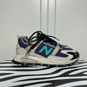 New balance x racer purple grey blue